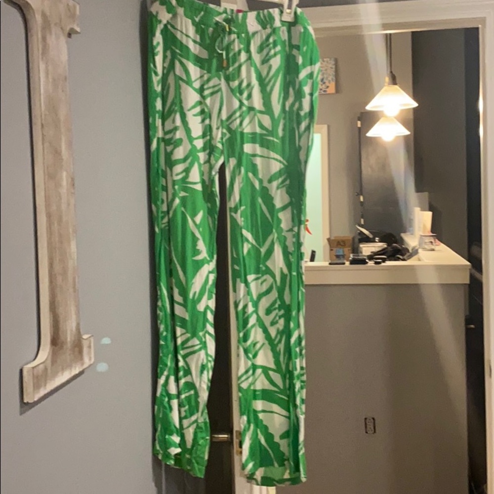 Lilly for target green palazzo pants